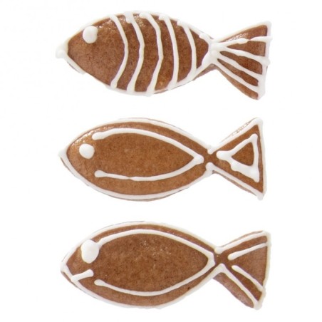 Küpsiselõikur piparkoogivorm kala 5 cm | FreshDesign.ee