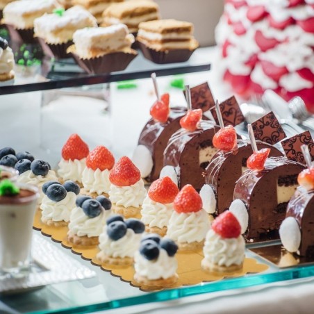 Koogi alus kuldne ristkülikukujuline 33x12 cm | FreshDesign.ee