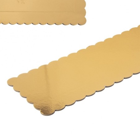 Koogi alus kuldne ristkülikukujuline 33x12 cm | FreshDesign.ee