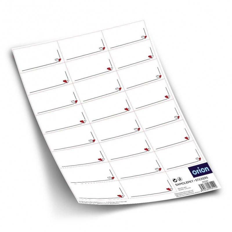 Isekleepuvad sildid purkidele SÜDA 23 tk. | FreshDesign.ee