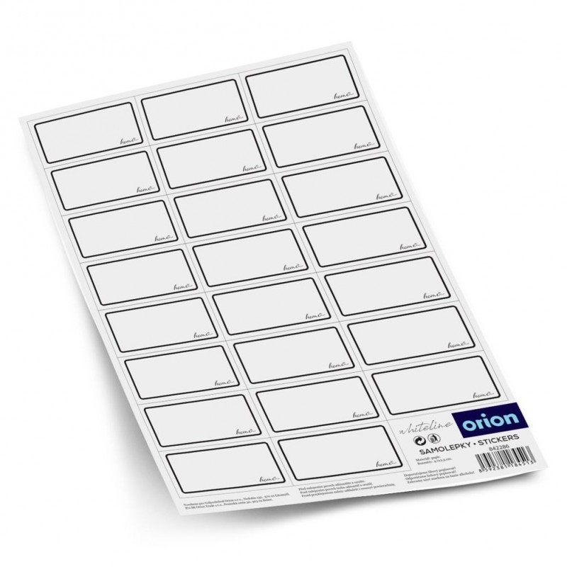 Kleebised valged isekleepuvad WHITELINE 23 tk. | FreshDesign.ee