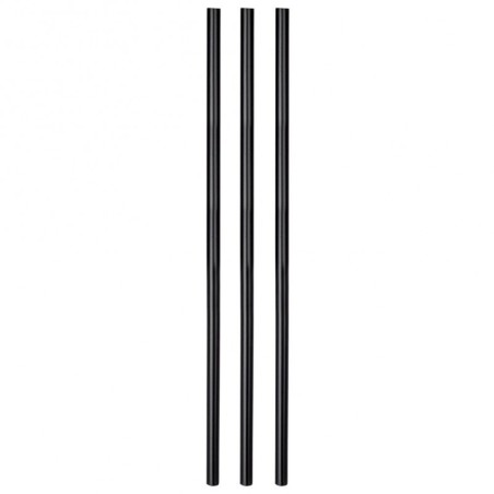 Joogikõrred must 22 cm 50 tk korduvkasutatavad | FreshDesign.ee