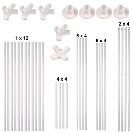 Aia varikatus valge 3 X 3m