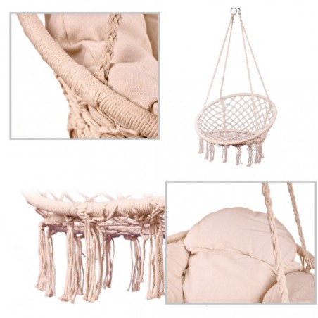 Pesakiik padjaga XXL beež 150kg