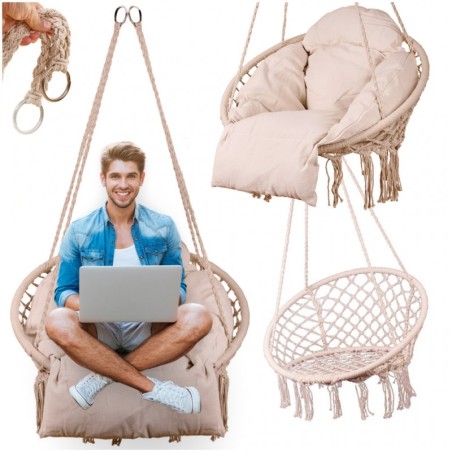 Pesakiik padjaga XXL beež 150kg | FreshDesign.ee