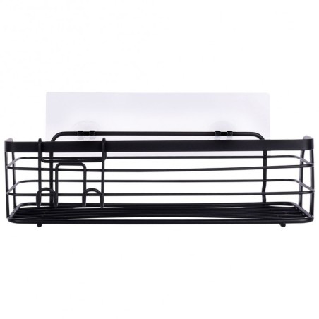 Vannitoa riiul, must metall, 29.5x10.5x8 cm | FreshDesign.ee