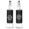 Õli- ja äädikapudel, must, 300 ml 2 tk | FreshDesign.ee