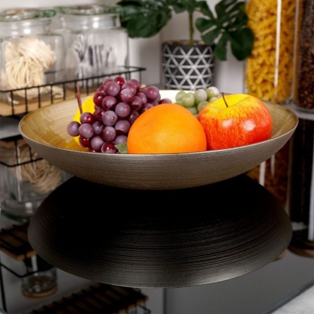 Lame klaaskauss kuldne 30 cm, 2.2 l