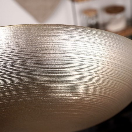 Lame klaaskauss kuldne 30 cm, 2.2 l | FreshDesign.ee