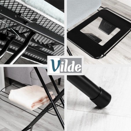 Triikimislaud varrukaga, hall 140x39x92 cm | FreshDesign.ee