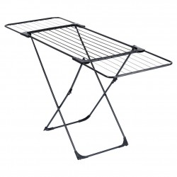 Pikendatav riidekuivatusrest XXL 108-182 cm, must