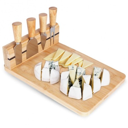 Juustu serveerimisalus nugadega, bambus | FreshDesign.ee