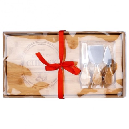 Juustu serveerimisalus nugadega, bambus