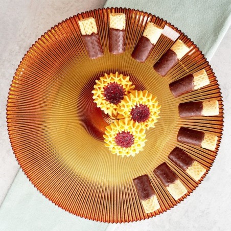 Klaasist tordialus jalal 28 cm