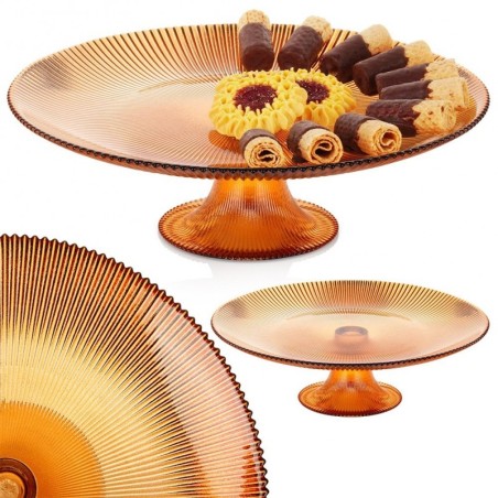 Klaasist tordialus jalal 28 cm | FreshDesign.ee