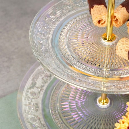 Serveerimisalus 2 tasandiga, klaas | FreshDesign.ee