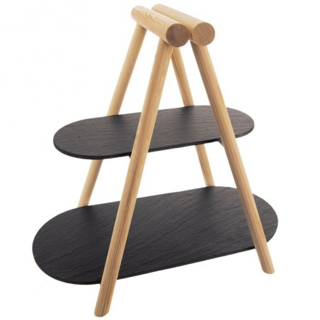 Serveerimisalus 2-kordne, kivi, 41x24x38.5 cm | FreshDesign.ee