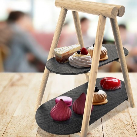 Serveerimisalus 2-kordne, kivi, 41x24x38.5 cm | FreshDesign.ee