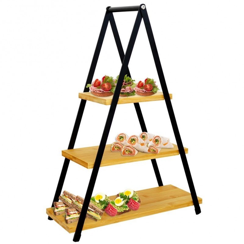 Serveerimisalus 3-kordne, bambus, 38x16.5x53 cm | FreshDesign.ee