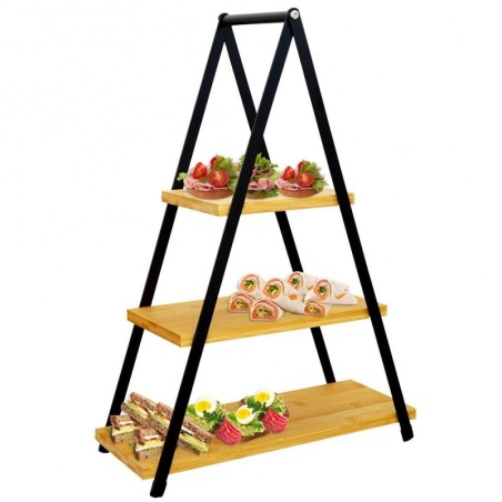 Serveerimisalus 3-kordne, bambus, 38x16.5x53 cm | FreshDesign.ee