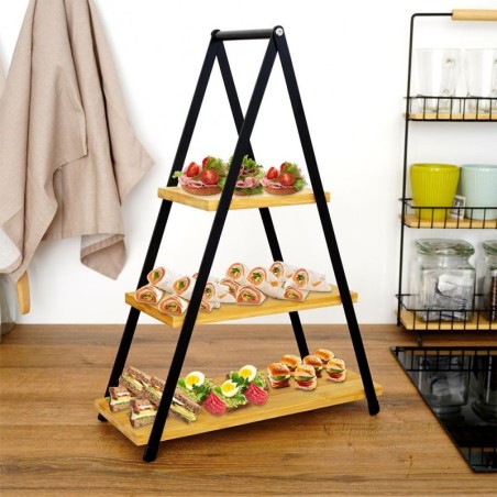 Serveerimisalus 3-kordne, bambus, 38x16.5x53 cm | FreshDesign.ee