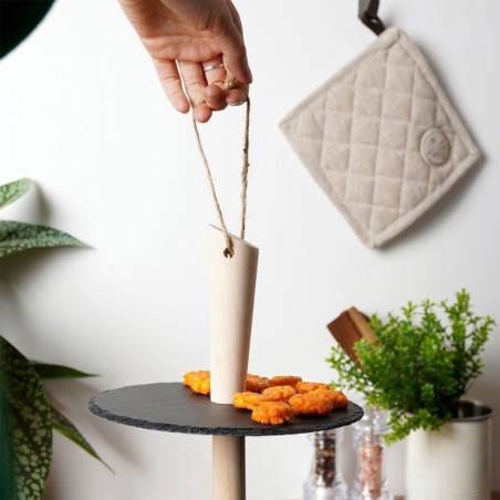 Serveerimisalus kivi ja puit, 3 korrust | FreshDesign.ee