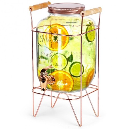 Kraaniga joogianum koos alusega 3,8 l, kuldne | FreshDesign.ee