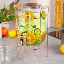 Kraaniga joogianum koos alusega 3,8 l, kuldne | FreshDesign.ee