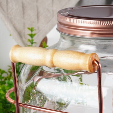 Kraaniga joogianum koos alusega 3,8 l, kuldne | FreshDesign.ee