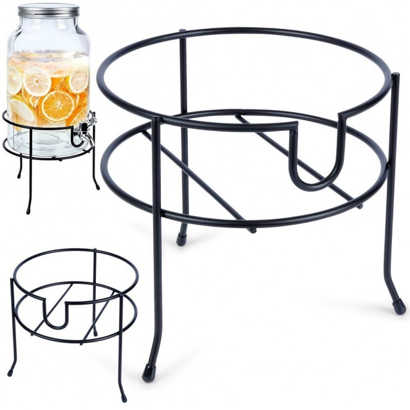 Joogianuma alus, must metall, 20 cm | FreshDesign.ee