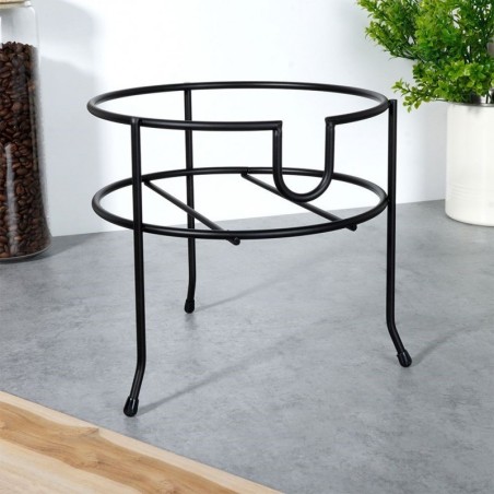 Joogianuma alus, must metall, 20 cm | FreshDesign.ee