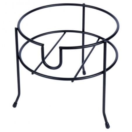 Joogianuma alus, must metall, 20 cm | FreshDesign.ee