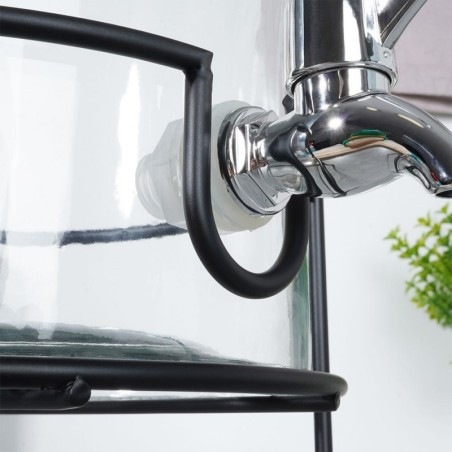 Joogianuma alus, must metall, 20 cm | FreshDesign.ee