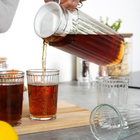 Kaanega kann ja klaasid, 1.1 l / 190 ml | FreshDesign.ee