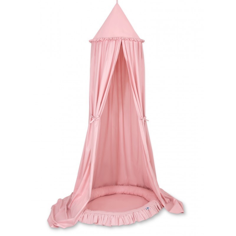 Baldahhiin + pesa mängumatt, pastell roosa | FreshDesign.ee