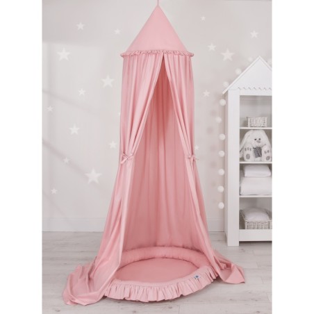 Baldahhiin + pesa mängumatt, pastell roosa | FreshDesign.ee