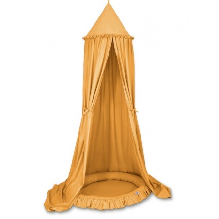 Baldahhiin + pesa mängumatt, sinepikollane | FreshDesign.ee