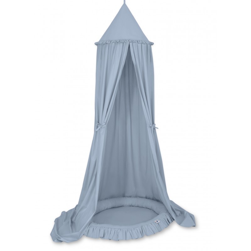 Baldahhiin + pesa mängumatt, pastell sinine | FreshDesign.ee