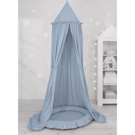 Baldahhiin + pesa mängumatt, pastell sinine | FreshDesign.ee