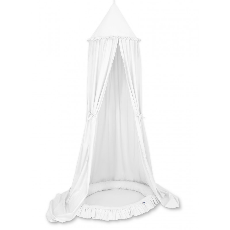 Baldahhiin + pesa mängumatt, valge | FreshDesign.ee