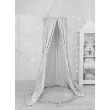 Baldahhiin + mängumatt, helehall | FreshDesign.ee