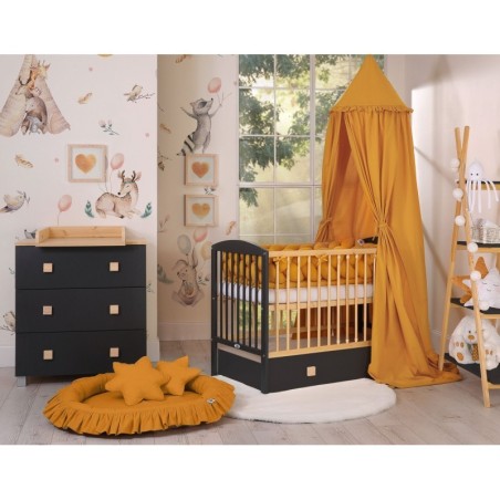 Beebivoodi 120x60 cm Leonardo, tumehall | FreshDesign.ee