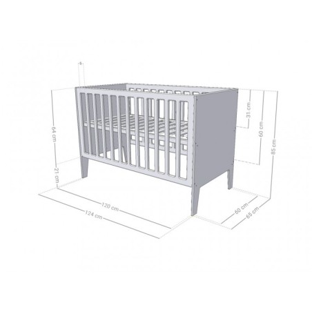 Beebivoodi Sleepy 60x120, hall