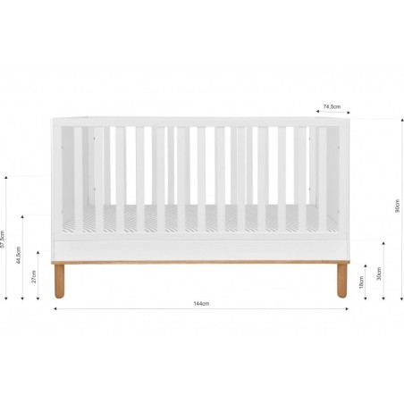 Beebivoodi 70x140 cm Toteme Botanic | FreshDesign.ee