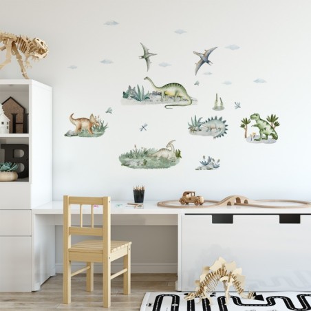 Seinakleebiste komplekt dinosaurused | FreshDesign.ee