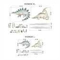 Seinakleebiste komplekt L dinosaurused Par... | FreshDesign.ee