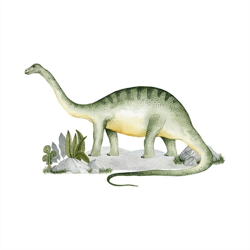 Seinakleebis L Brontosaurus | FreshDesign.ee