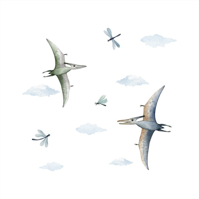 Seinakleebiste komplekt L Pterodactyls | FreshDesign.ee