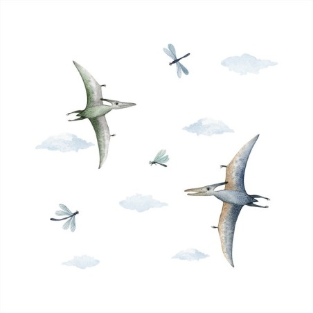 Seinakleebiste komplekt L Pterodactyls | FreshDesign.ee