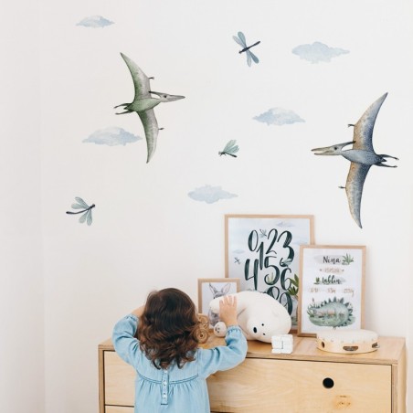 Seinakleebiste komplekt XL Pterodactyls | FreshDesign.ee